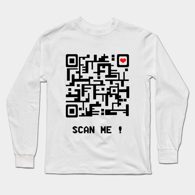 Scan me! Long Sleeve T-Shirt by MarionsArt